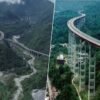 China tiene una carretera que parece una montaña rusa: la «autopista al cielo» es un monstruo de 270 viaductos y 25 túneles