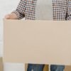 Nunca se me hubiera ocurrido usar una caja de cartón para hacer una estantería para mi despacho: es una idea para copiar